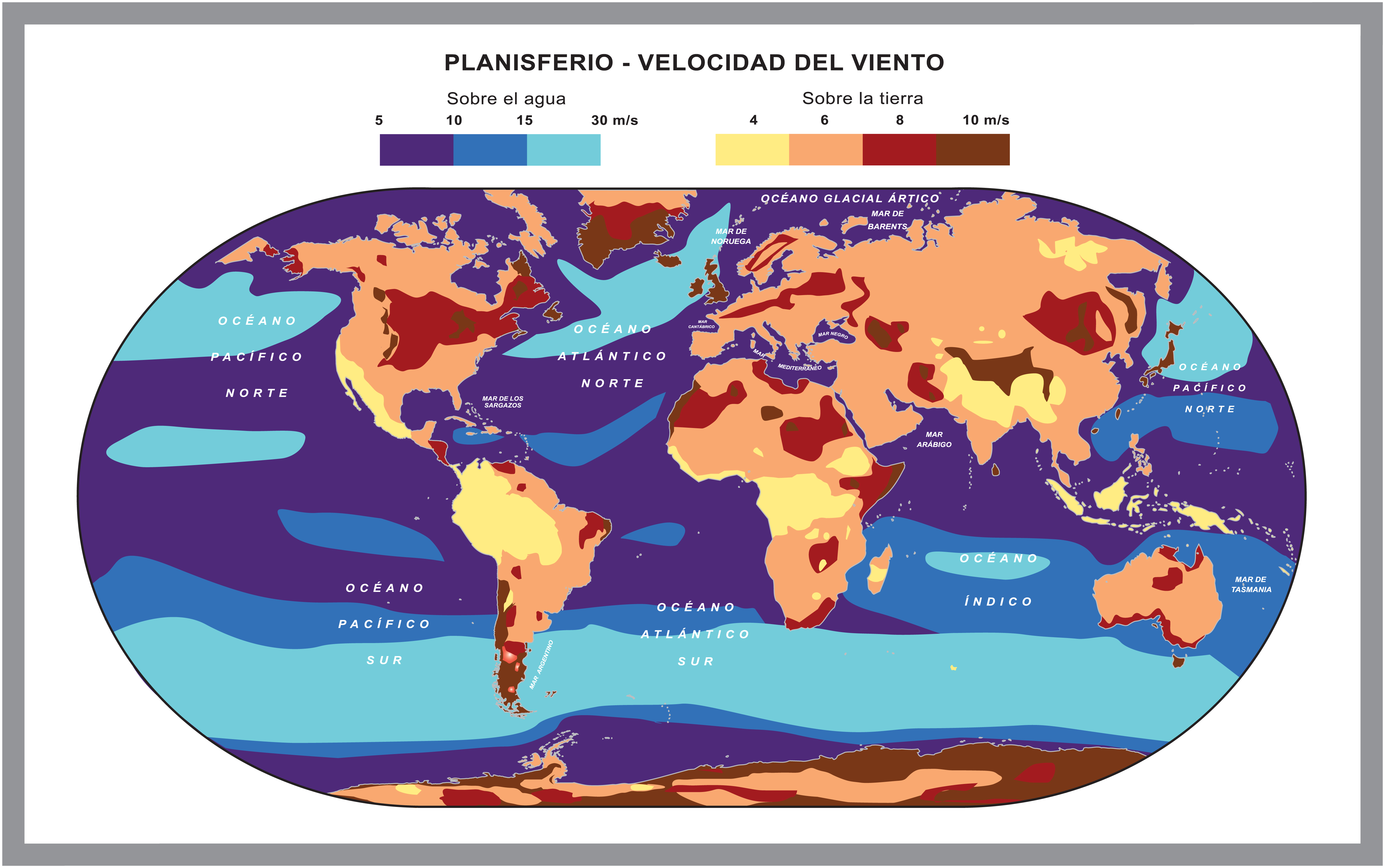 Planisferio-Vientos