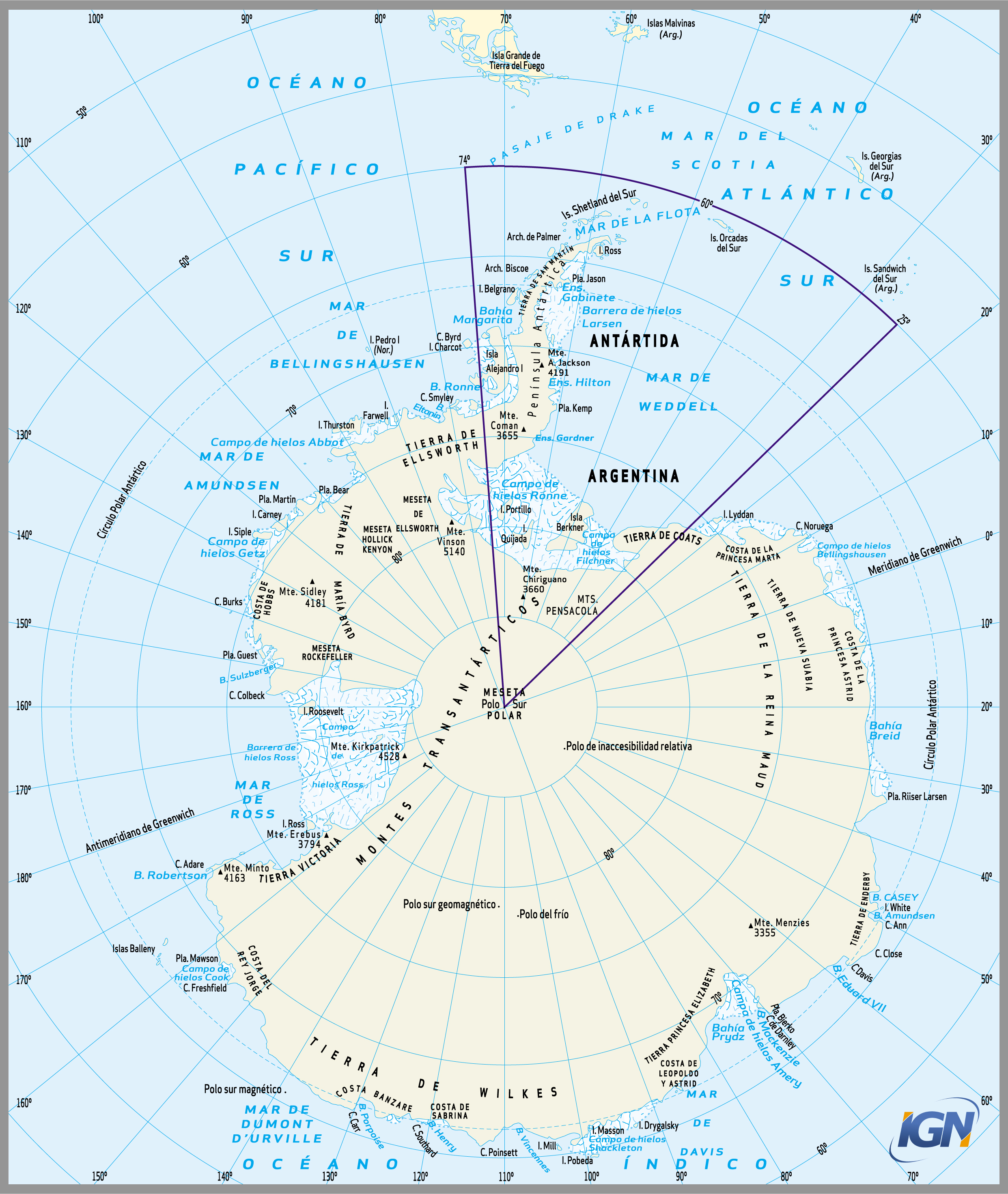 Continente Antártico