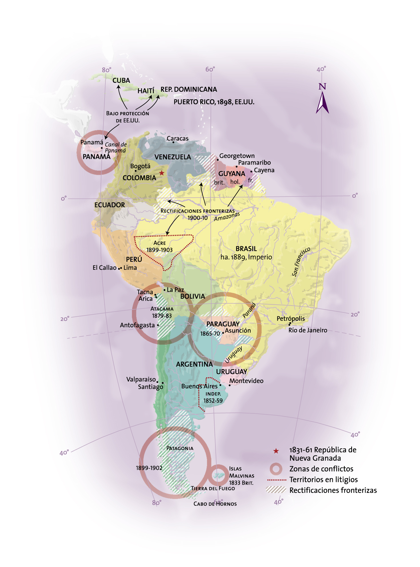 Formación de nuevos estados en América Latina