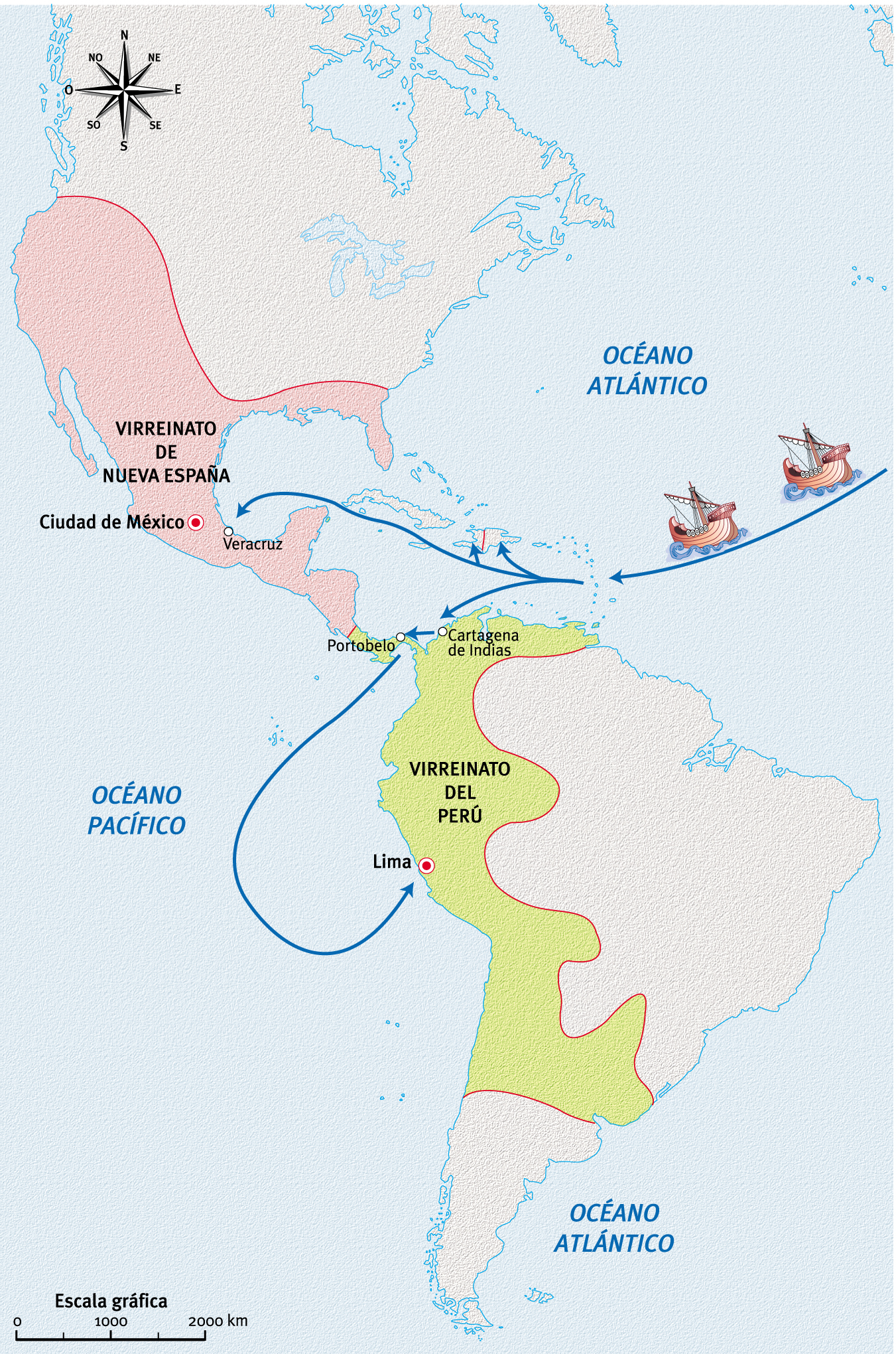 Los primeros virreinatos en América