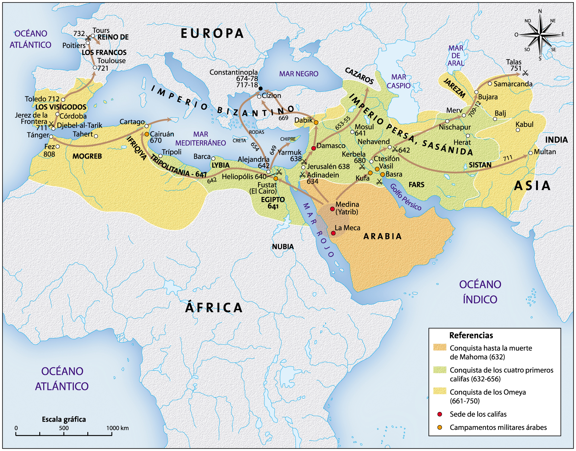 La expansión del Islam