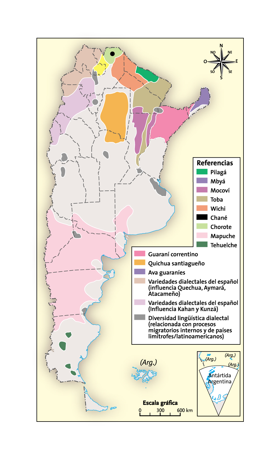 Lenguas indígenas en el actual territorio argentino