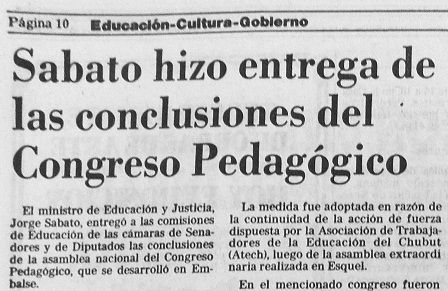 Conclusiones del Congreso Pedagógico