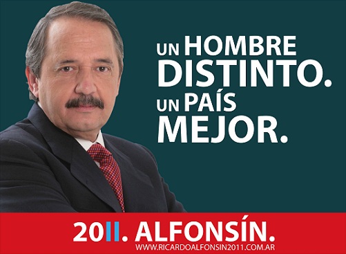 Afiche de Ricardo Alfonsín 2011
