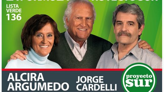 Afiche de la campaña de Proyecto Sur 