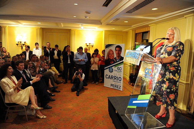Cierre de campaña de Carrió 2011