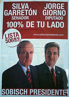 Afiche de la campaña del Movimiento de las Provincias Unidas