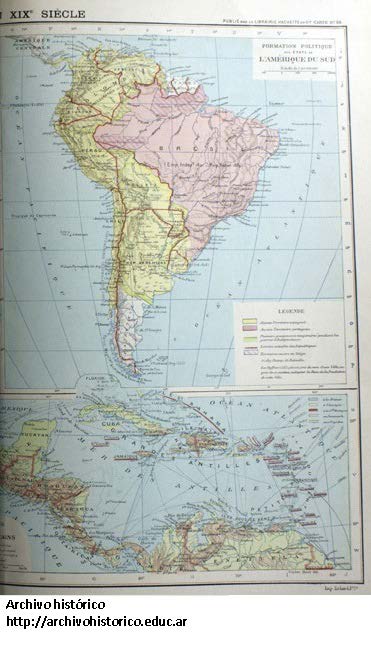 Sudamérica en 1911