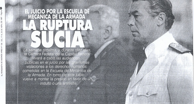 El juicio por la ESMA, El Periodista, 17/04/1987.