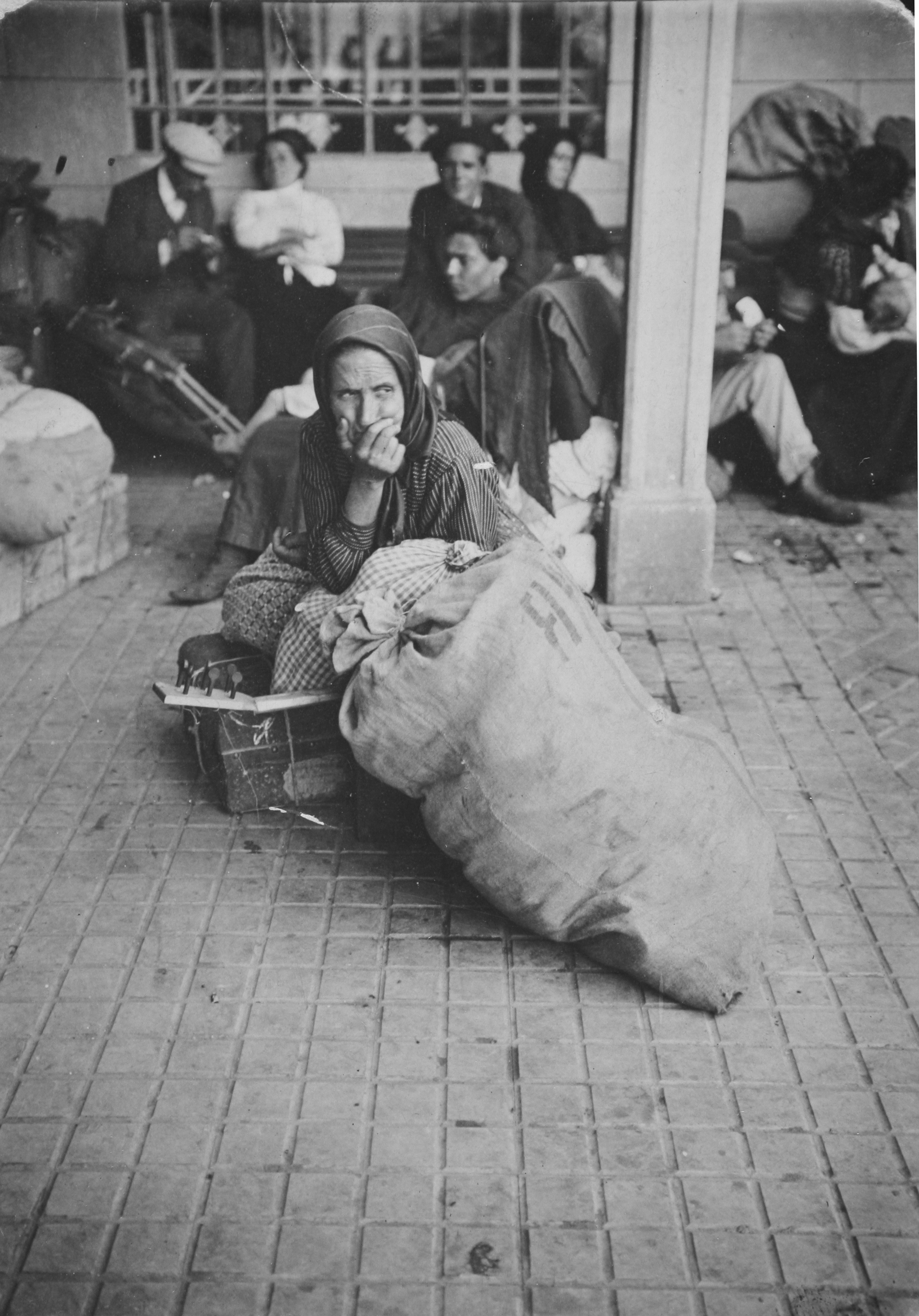 Anciana inmigrante
