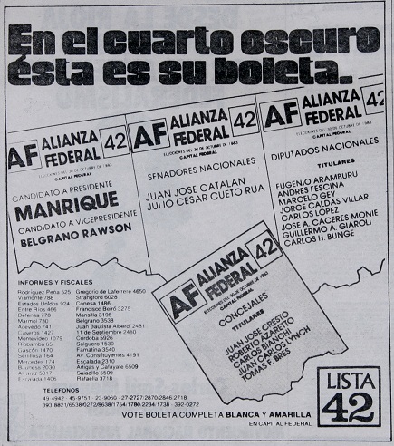 «En el cuarto oscuro ésta es su boleta»