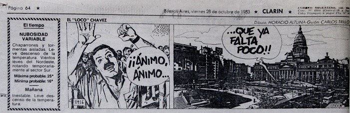 Humor gráfico: «El Loco Chávez»