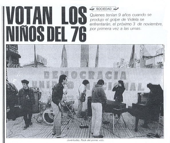 Votan los niños del 76
