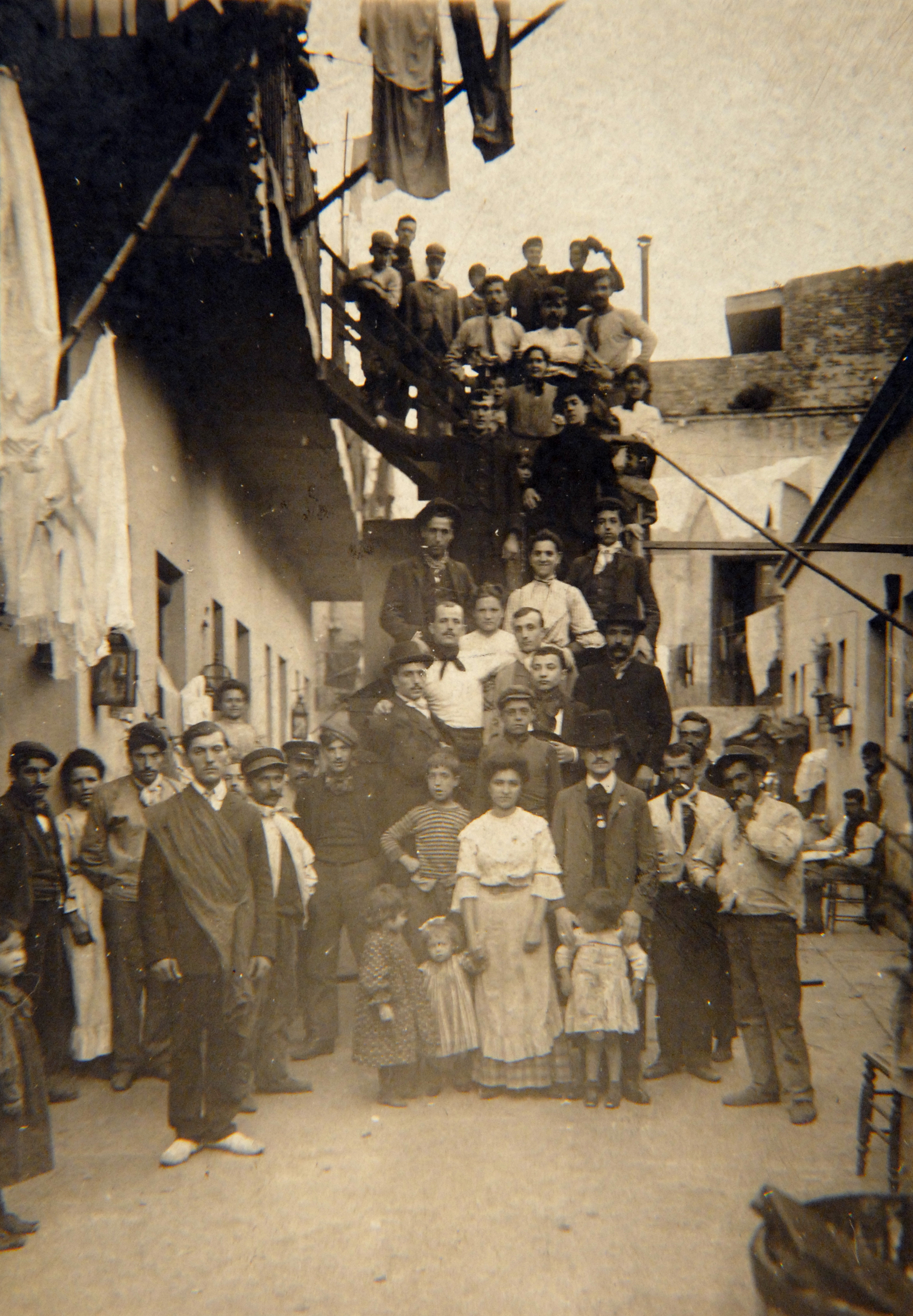 Patio de un conventillo