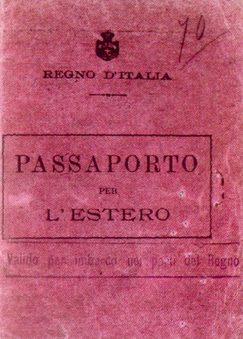 Tapa del Passaporto rosso