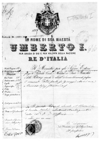 Pasaporte italiano