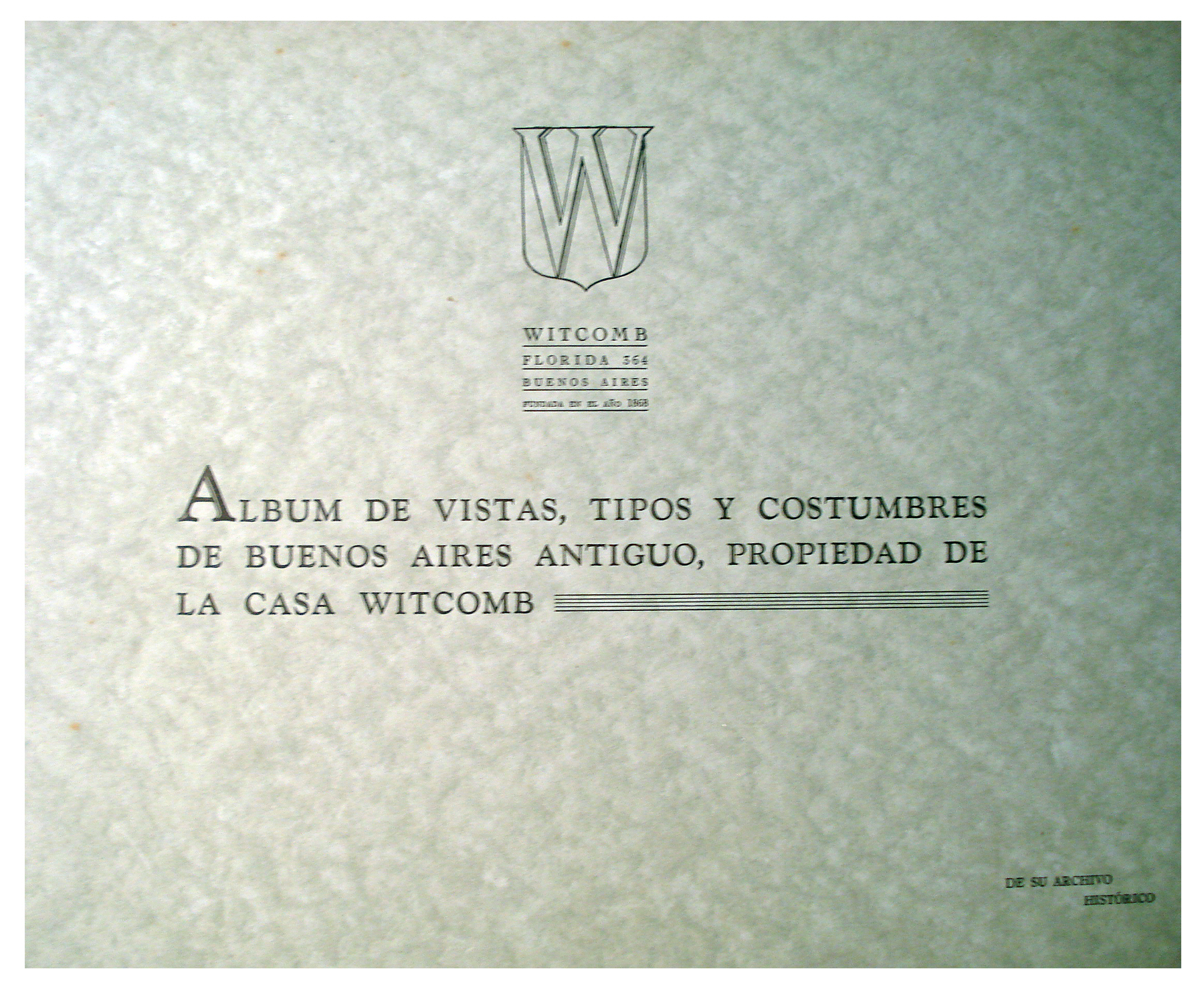 Portada álbum Witcomb
