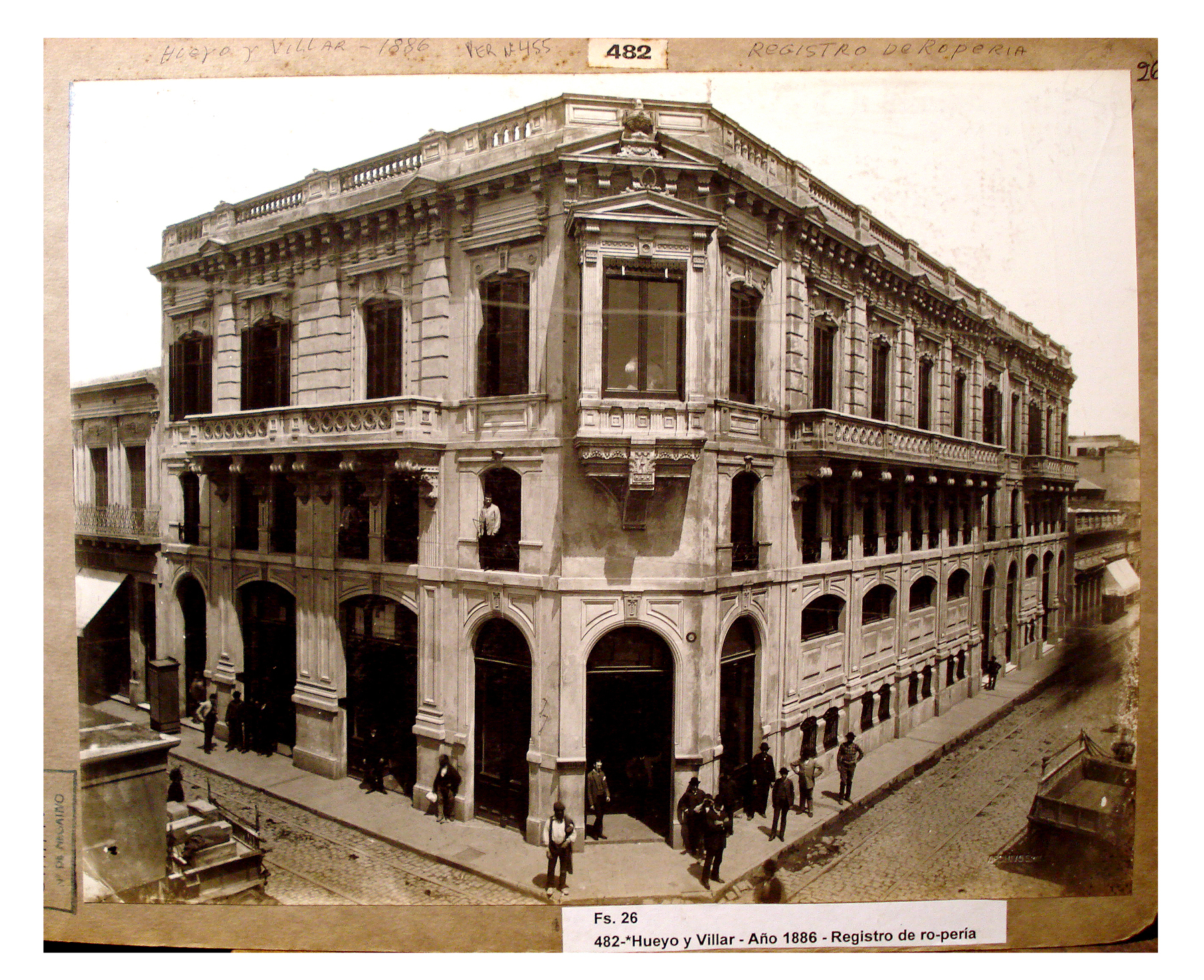 Registro de Ropería Hueyo y Villar