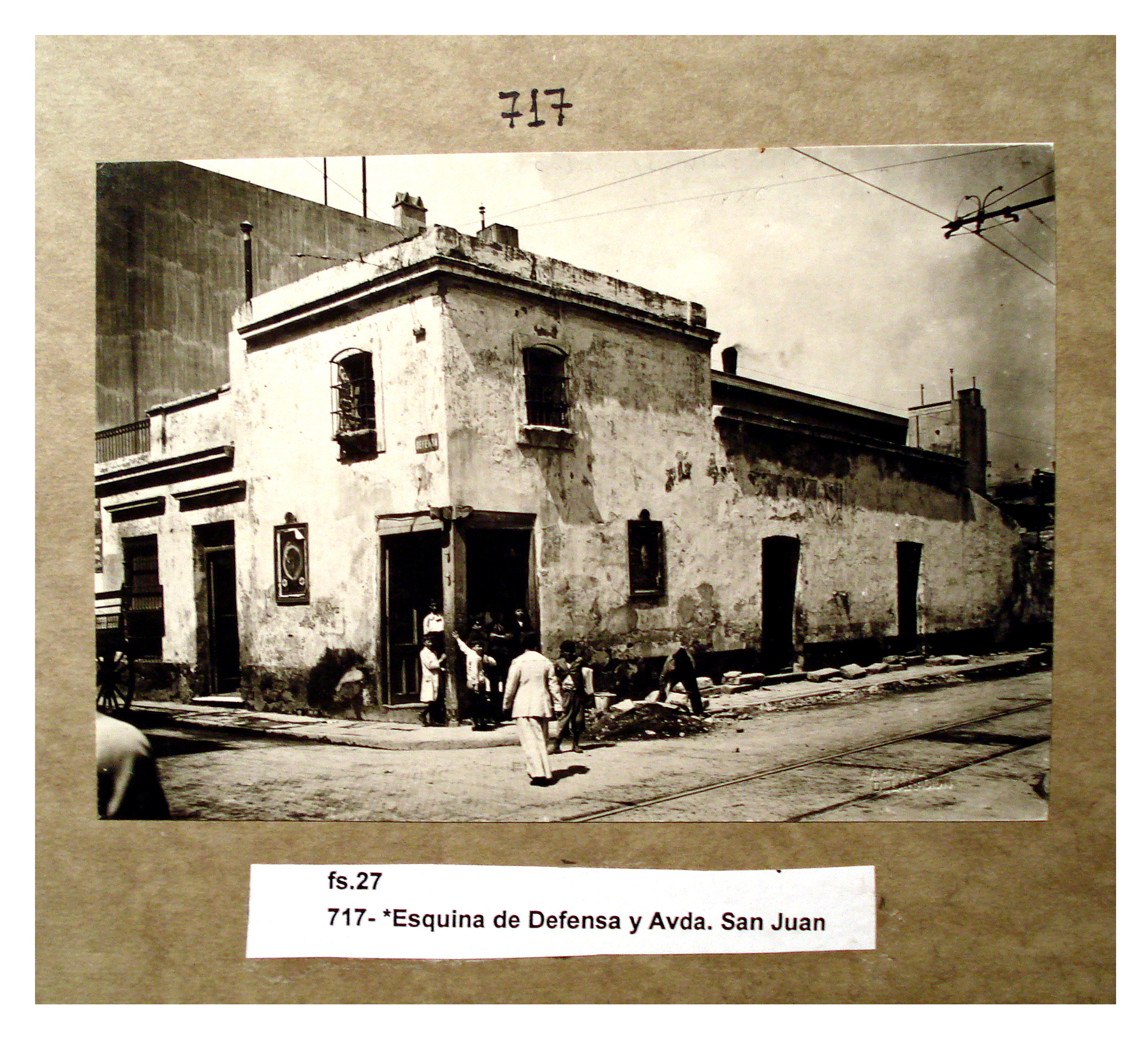Esquina de Defensa y avenida San Juan
