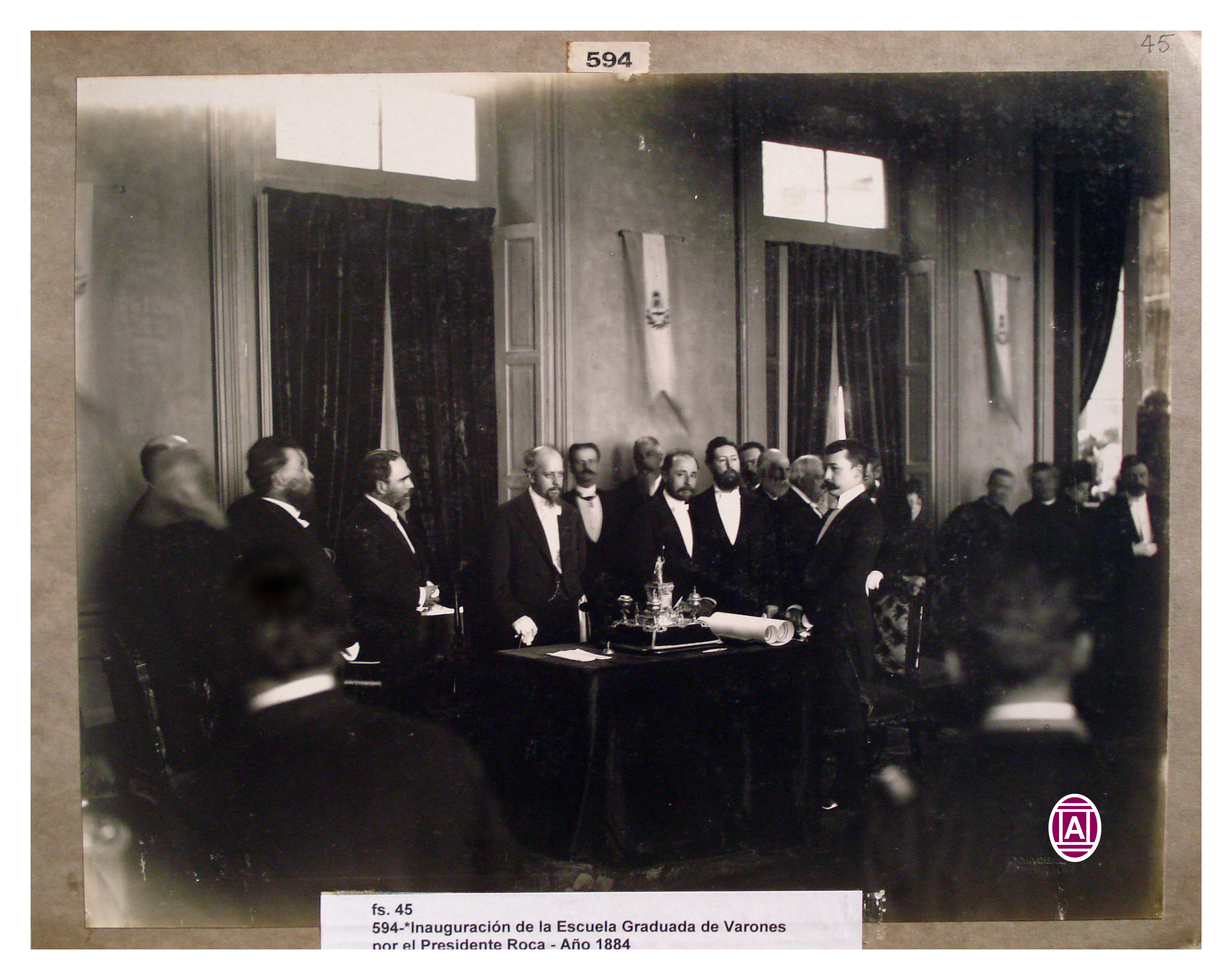 Inauguración de la Escuela Graduada de Varones