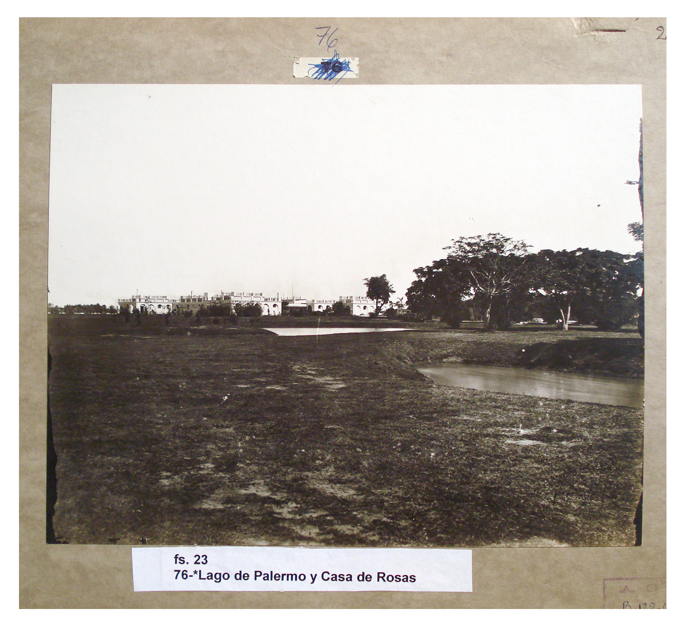 Lago de Palermo y Casa de Rosas