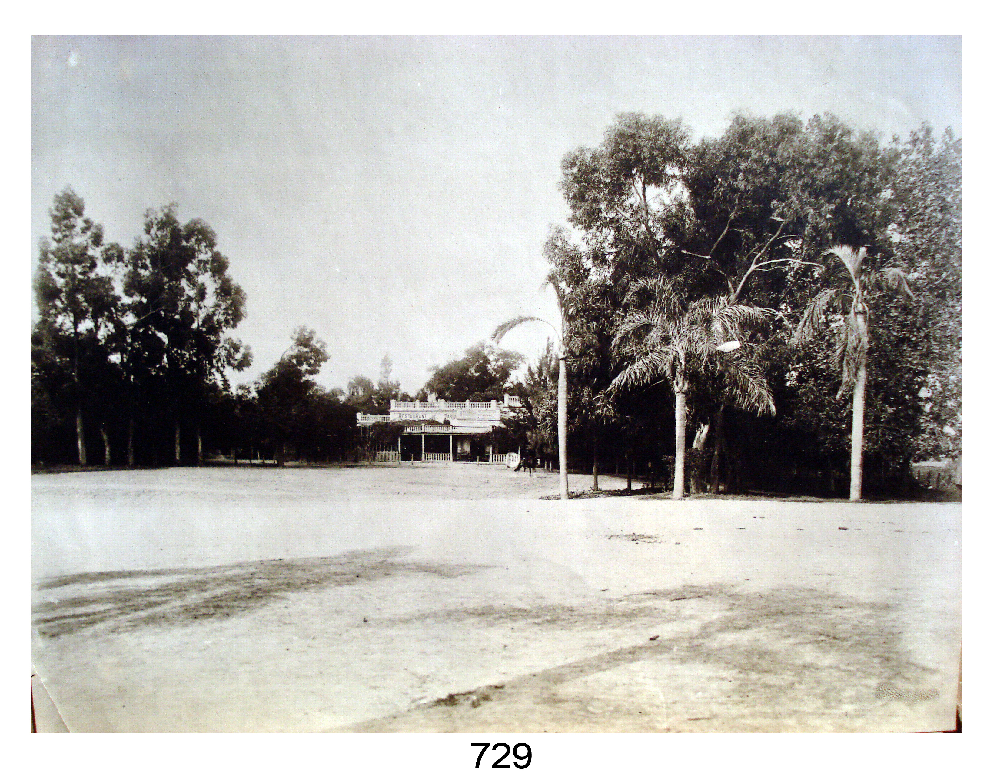 Vista del parque de Palermo y del restaurante Hansen