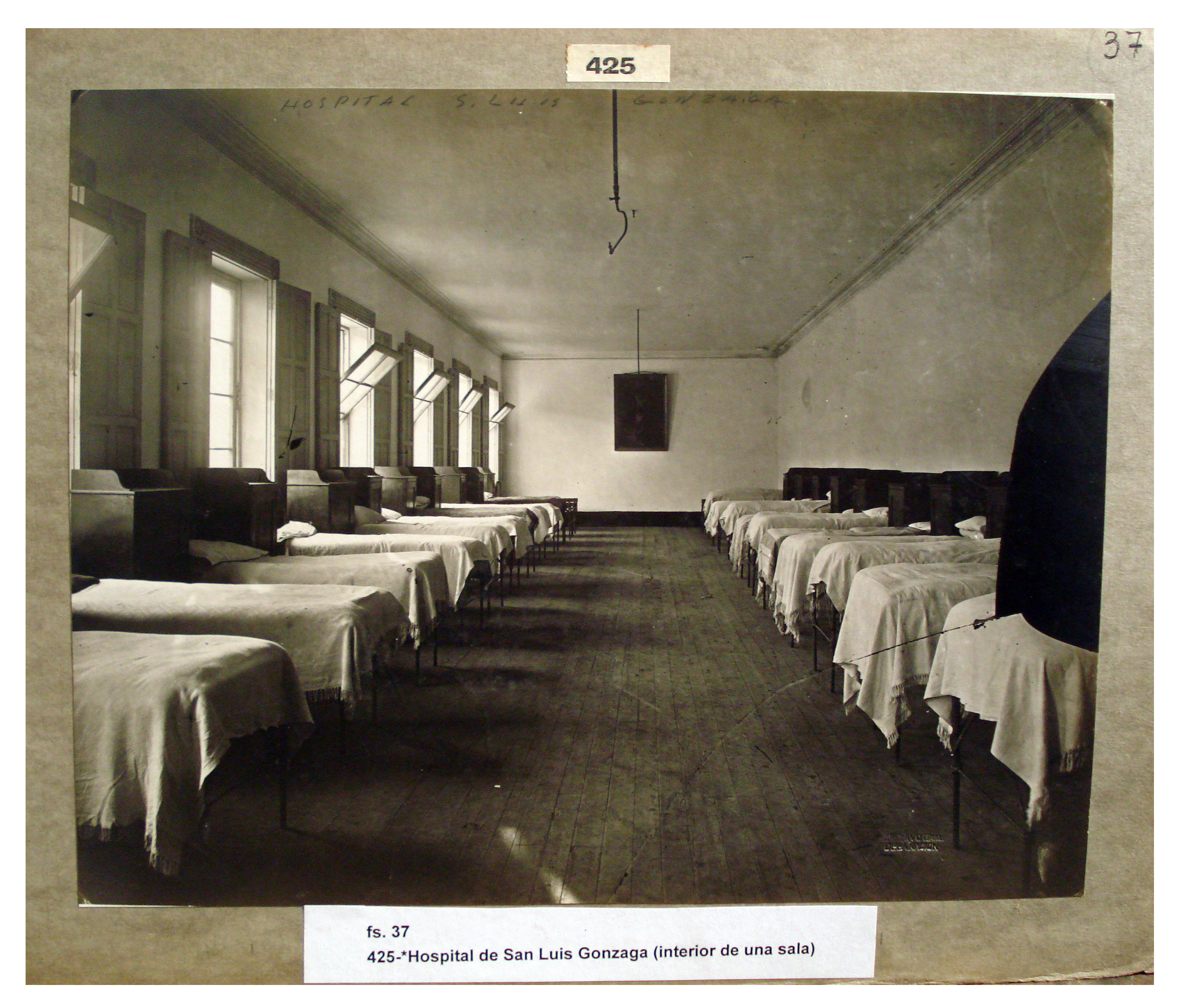 Sala del Hospital de Niños San Luis Gonzaga