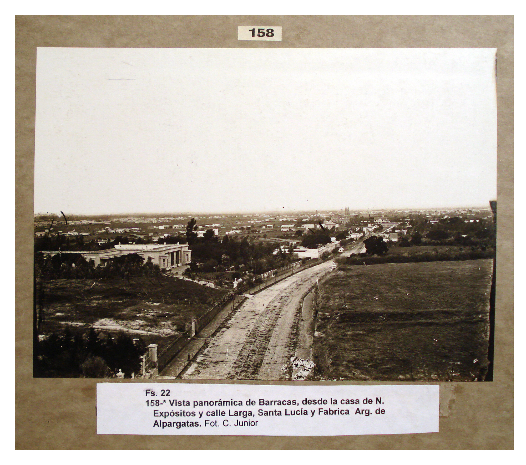 Vista panorámica de Barracas