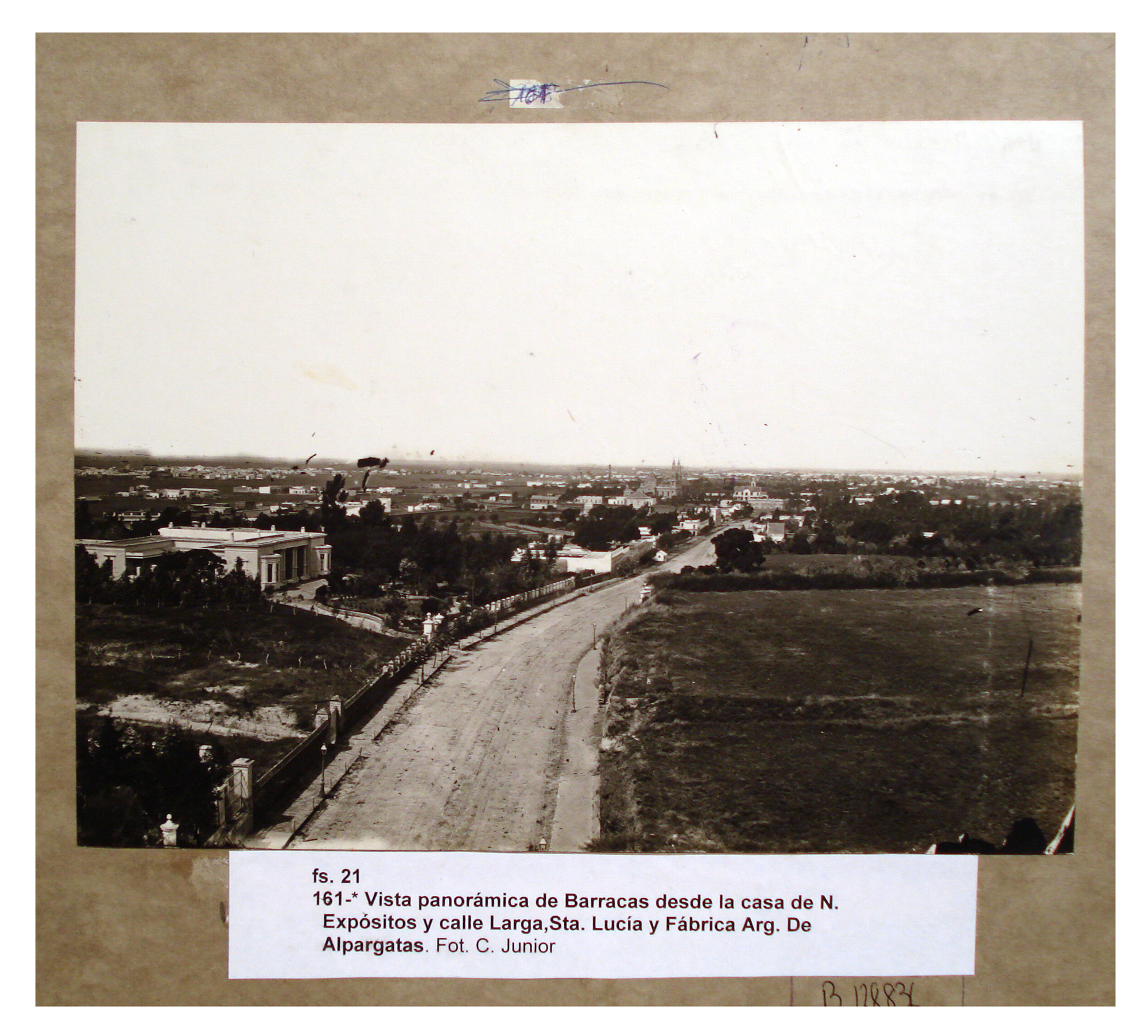 Vista panorámica de Barracas