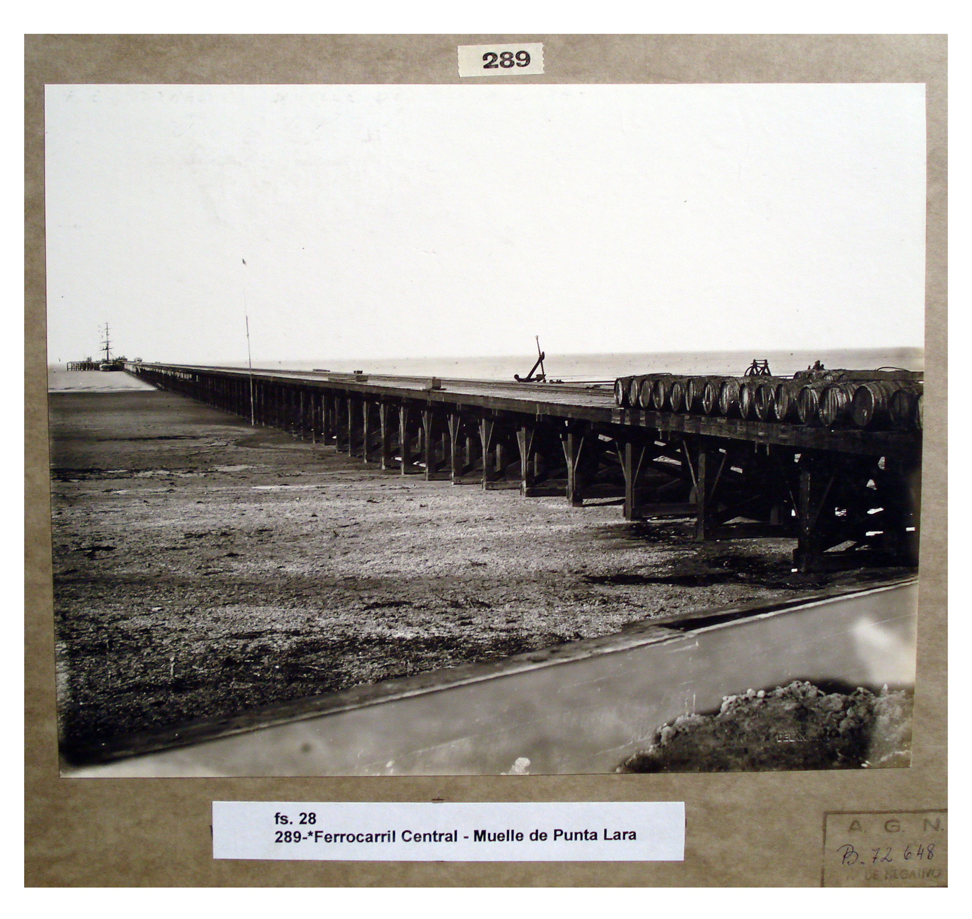 Muelle de Punta Lara del Ferrocarril Central