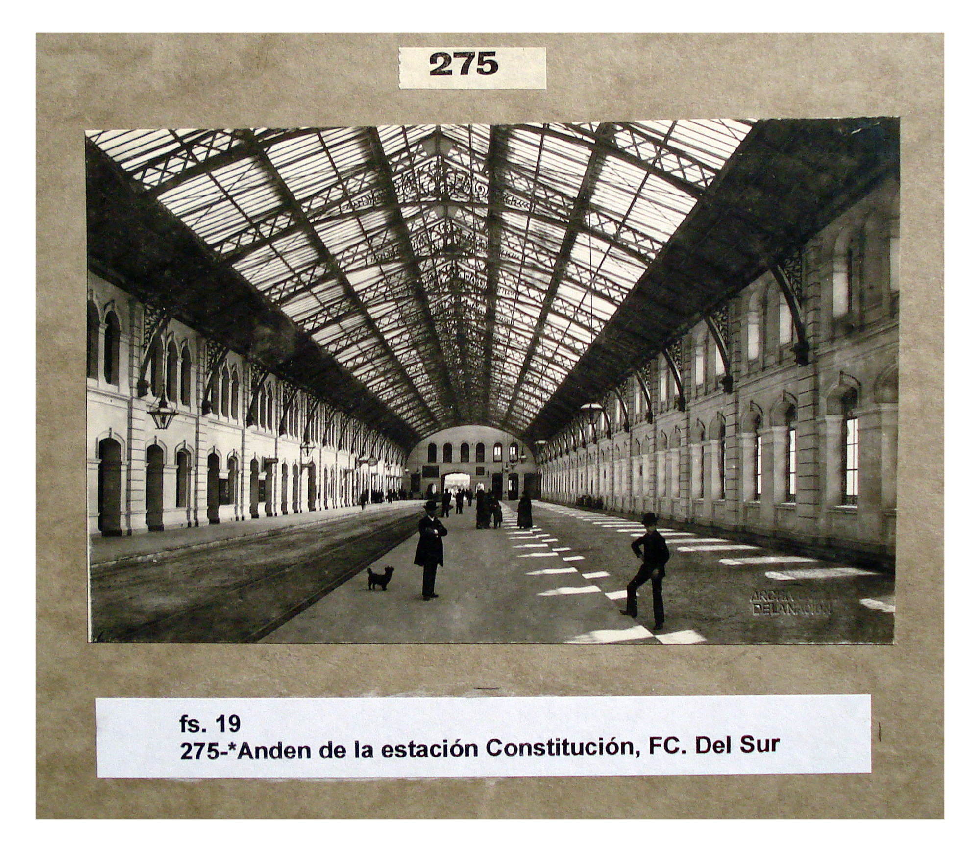 Andén de la estación Constitución