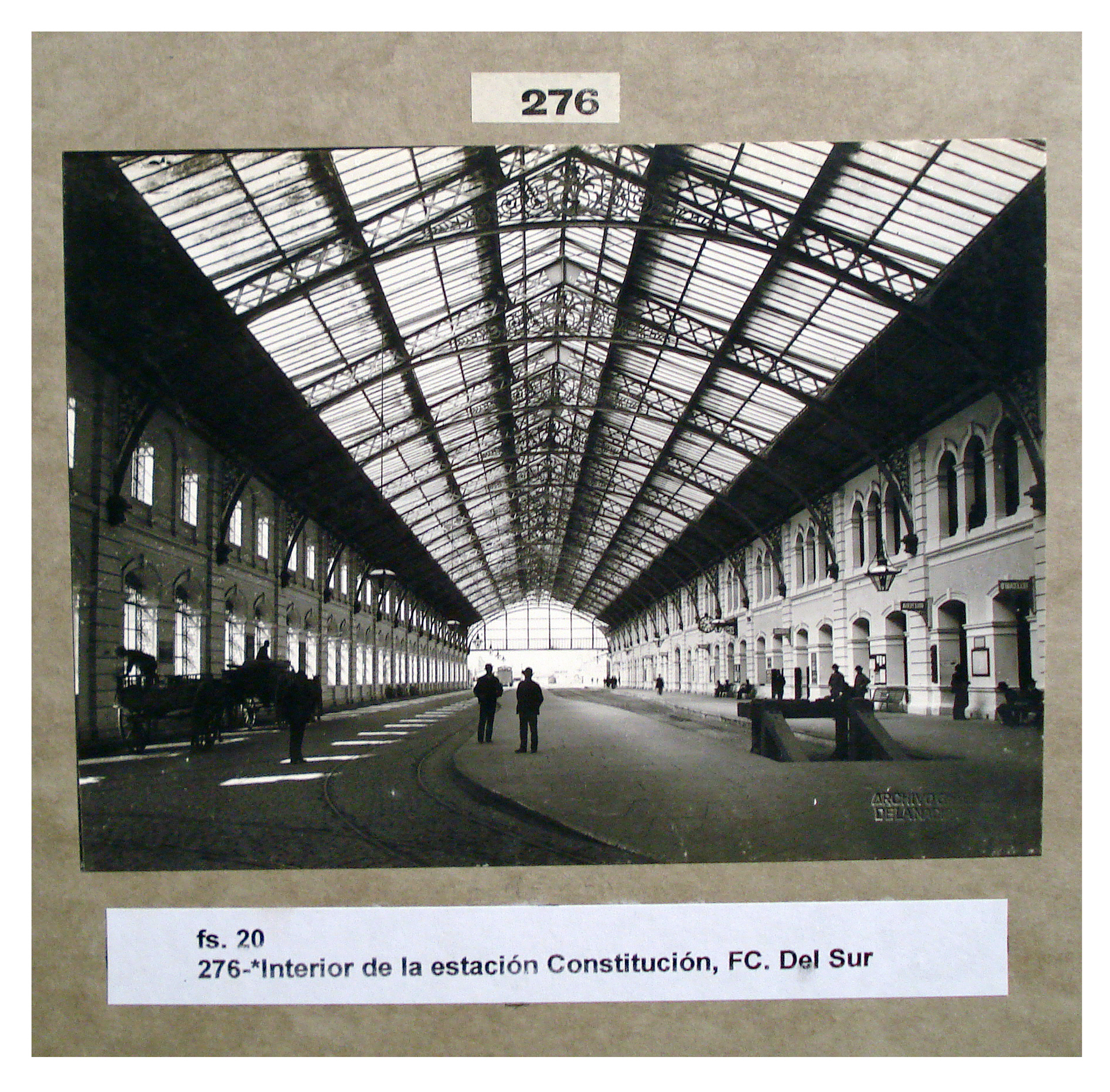 Interior de la estación Constitución