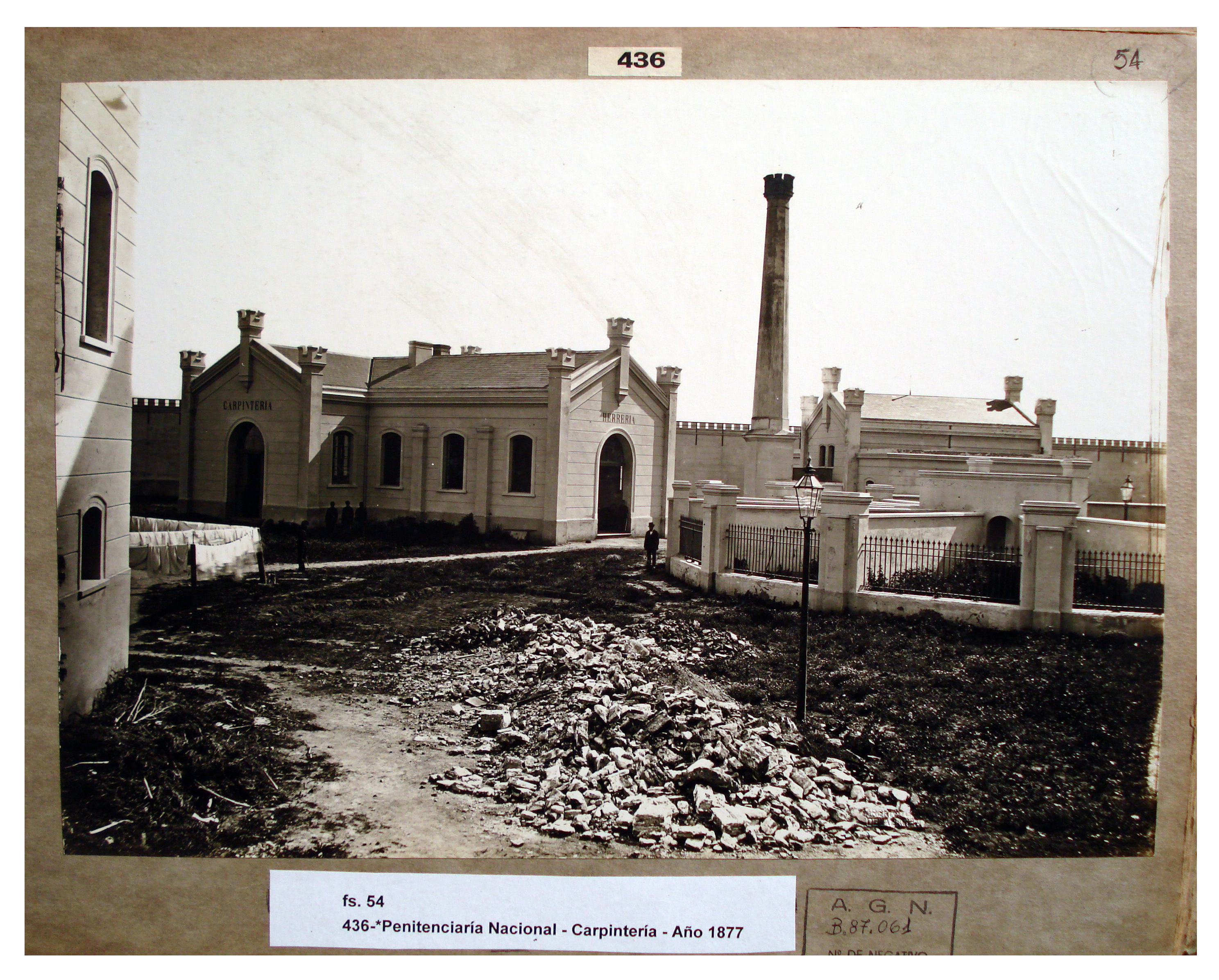 Carpintería de la Penitenciaría Nacional