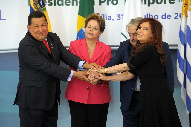 Reunión del Mercosur en Venezuela, 2012.