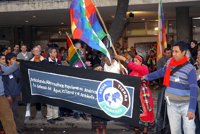 Cumbre de los Pueblos en Córdoba, 2006.