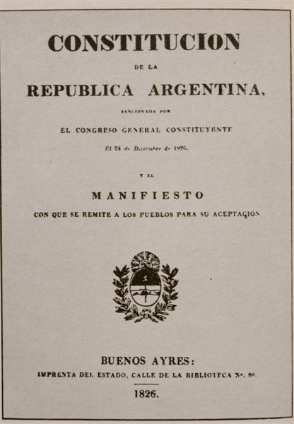 Constitución de la Republica Argentina