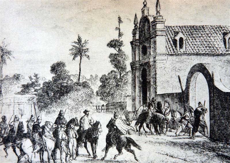 Soldados de Felipe Ibarra en Santiago del Estero