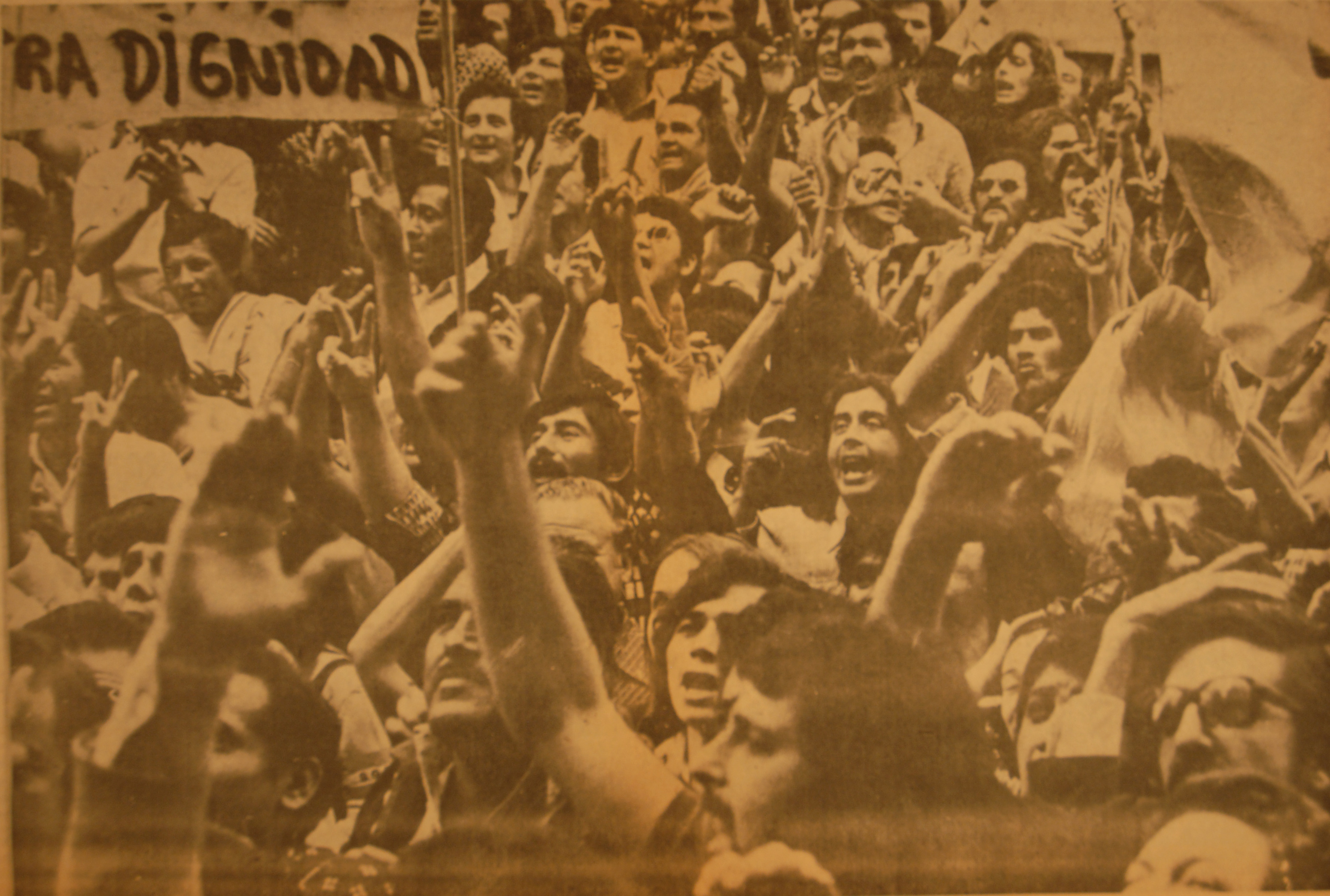 Manifestantes de Juventud Peronista (1974)