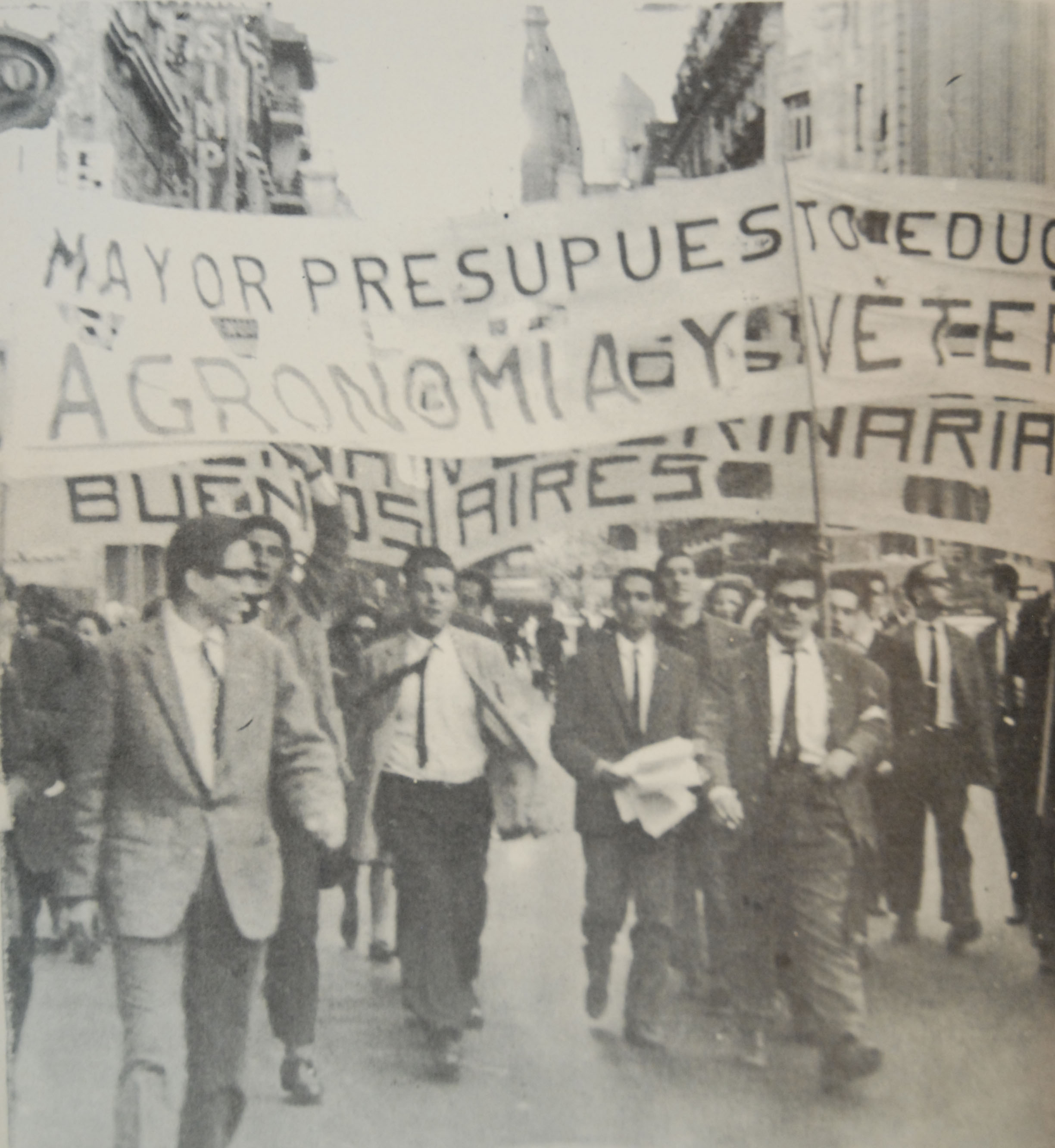 Manifestación estudiantil marchan por Diagonal Sur