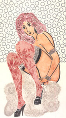 Ramona con medias caladas, 1975