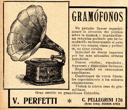 Publicidad de gramófono (1900)