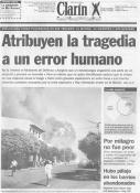 Atribuyen la tragedia en Río Tercero a un error humano, 4/11/1995.