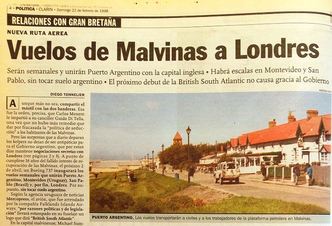 Viajes a las islas Malvinas