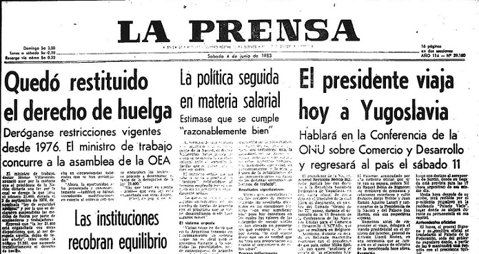 Quedó restituído el derecho de huelga