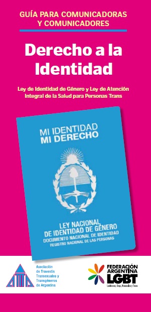 Folleto con la Ley de Identidad de Género 