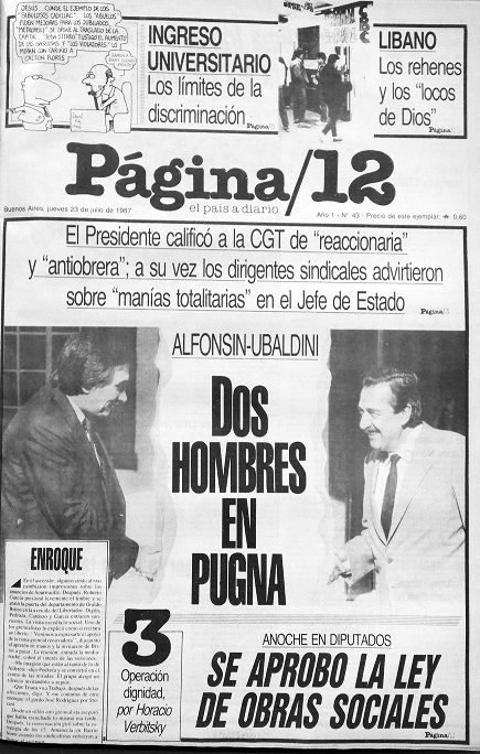 Dos hombres en pugna