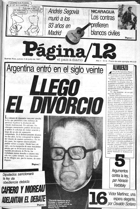 Llegó el divorcio