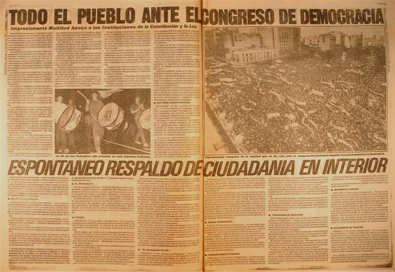 Diario Crónica, año 1987