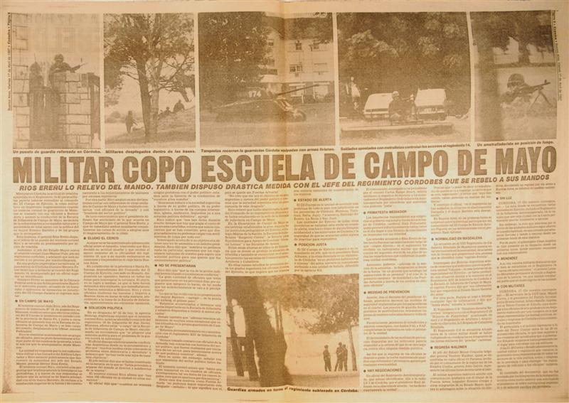 Diario Cronica, año 1987