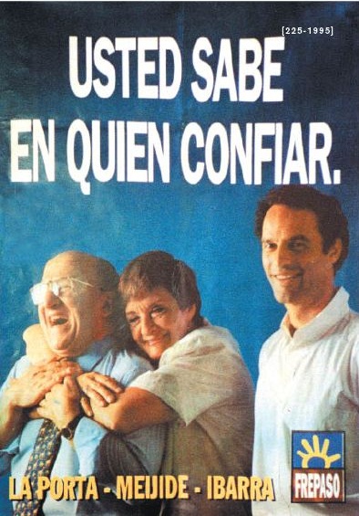 Afiche campaña FREPASO.
